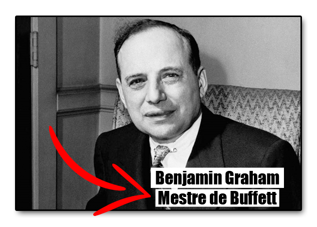 Benjamin Graham, pai do investimento em valor e mestre de Warren Buffet.