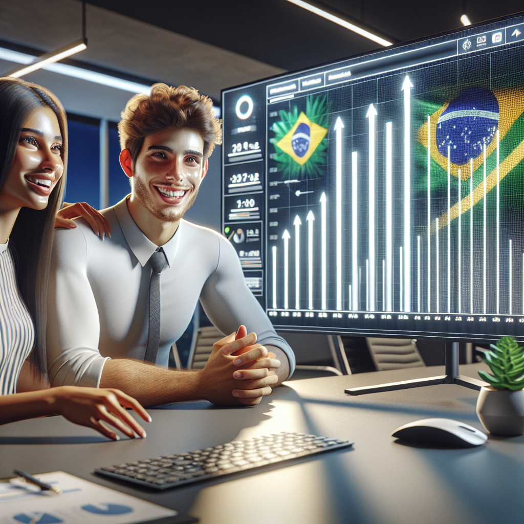 Apresentação de investimentos em escritório