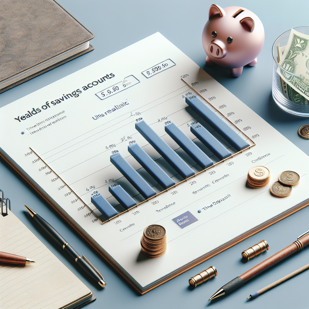 Gráfico de barras comparando o rendimento da poupança com outros investimentos