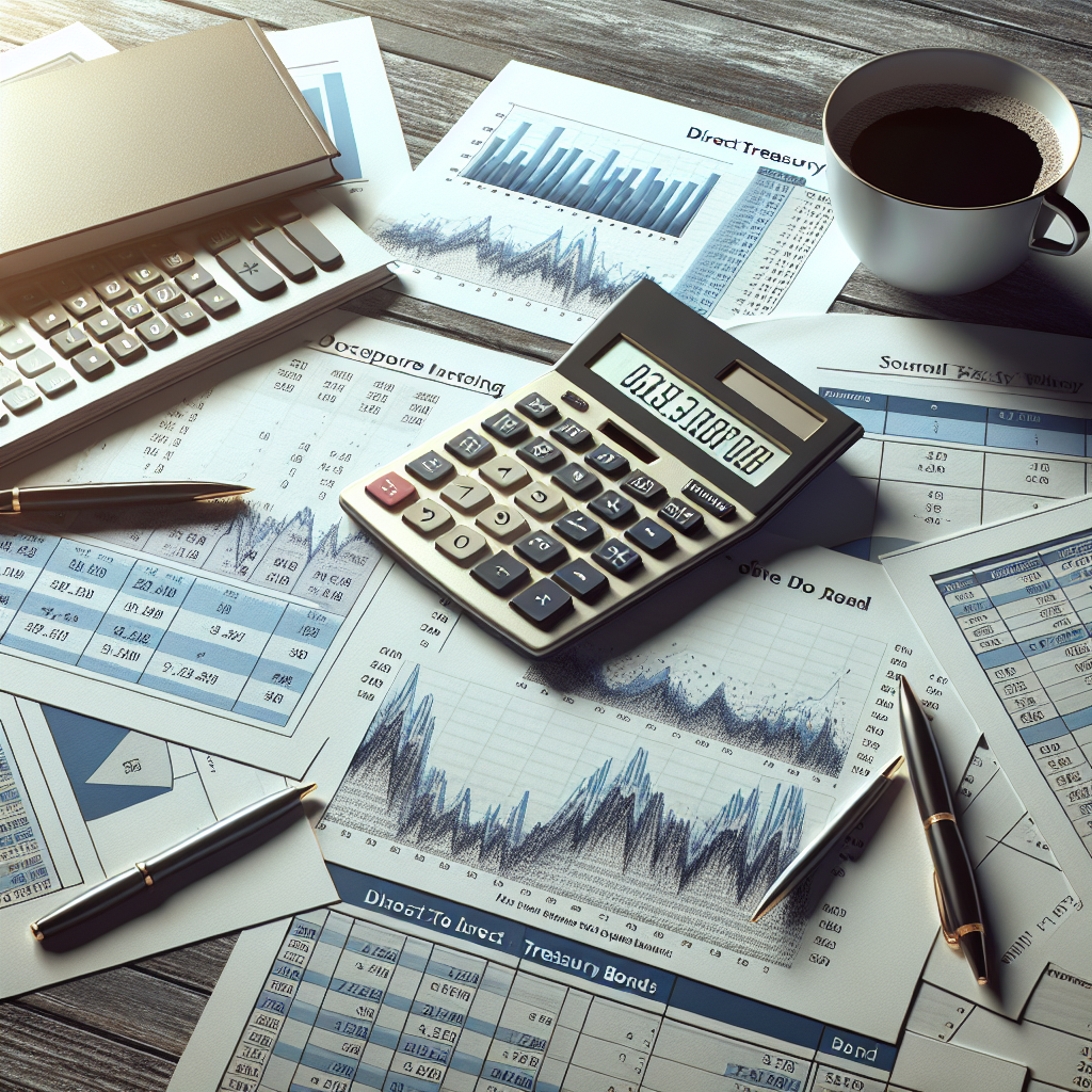 Calculadora e papéis com gráficos sobre investimentos