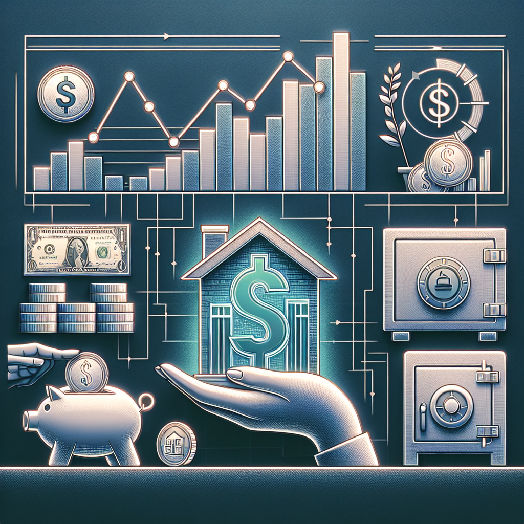 Variedade de opções de investimento em uma sala de estar moderna