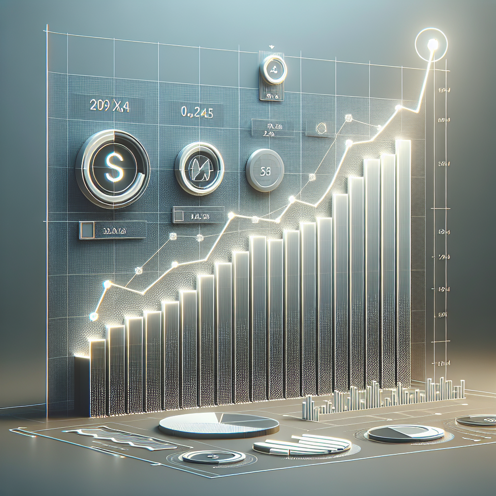 Gráfico de desempenho de investimentos